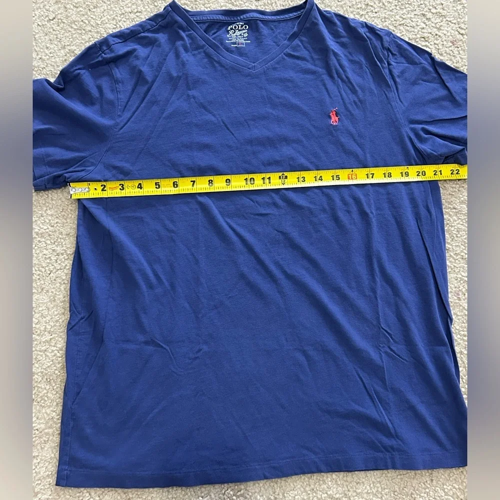 Polo Ralph Lauren Men’s Large V-Neck Tee Shirt - Picture 5 of 7